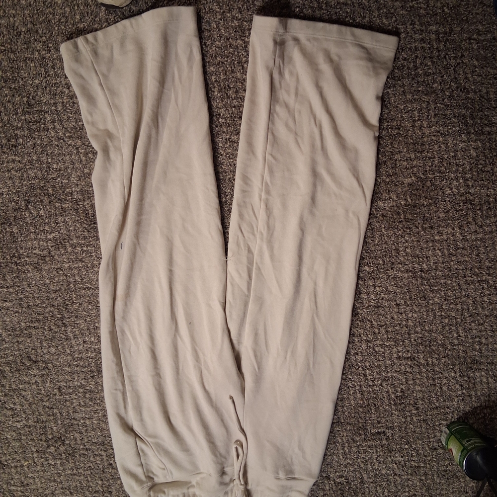 Stylish Women's Cream Wide Leg Pants